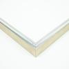 10x8 Frame Silver Solid Wood Picture Frame Width 0.75 Inches | Interior Frame Depth 13/16 Inches | Neve Traditional Photo Frame Complete with UV Acrylic, Foam Board Backing & Hanging Hardware view 2