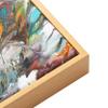 10x12 Canvas Frame Brown Solid Wood Floater Frame Width 1.6875 Inches | Interior Frame Depth 1 1/4 Inches | Tierra Contemporary Canvas Frame Complete with Canvas Clips & Hanging Hardware view 1