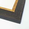 11x13 Frame Black & Gold Solid Wood Picture Frame Width 1.75 Inches | Interior Frame Depth 0.5625 Inches | Ogden Traditional Photo Frame Complete with UV Acrylic, Foam Board Backing & Hanging Hardware view 1