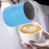 MISNODE 550ml Milk Frothing Pitcher Stainless Steel Coffee Steaming Pitcher Thicken Milk Steaming Pitcher Latte Art Milk Frother Cups Frother Jug for Home Coffee view 2