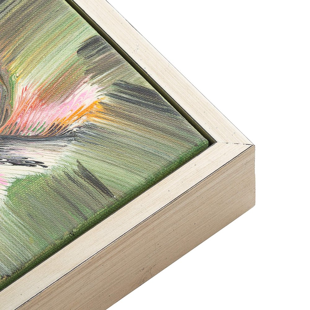 10x60 Canvas Frame White Solid Wood Floater Frame Width 1.75 Inches | Interior Frame Depth 1 1/8 Inches | Haddie Contemporary Canvas Frame Complete with Canvas Clips & Hanging Hardware