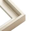 10x60 Canvas Frame White Solid Wood Floater Frame Width 1.75 Inches | Interior Frame Depth 1 1/8 Inches | Haddie Contemporary Canvas Frame Complete with Canvas Clips & Hanging Hardware view 2