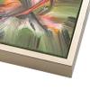 10x60 Canvas Frame White Solid Wood Floater Frame Width 1.75 Inches | Interior Frame Depth 1 1/8 Inches | Haddie Contemporary Canvas Frame Complete with Canvas Clips & Hanging Hardware view 3