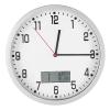 Marooma Multifunctional Modern Wall Clock with Date and Temperature Display for Home, Office, and Bedroom Decoration, Designed for Homeowners, Professionals, and Decor Enthusiasts view 1