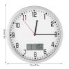 Marooma Multifunctional Modern Wall Clock with Date and Temperature Display for Home, Office, and Bedroom Decoration, Designed for Homeowners, Professionals, and Decor Enthusiasts view 4