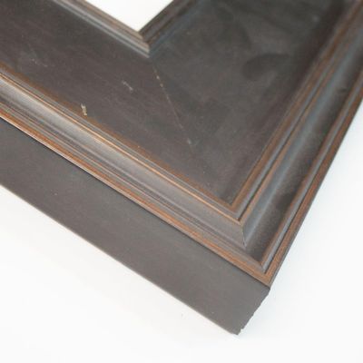 10x10 Frame Black Solid Wood Picture Frame Width 4.0625 Inches | Interior Frame Depth 0.625 Inches | Berkeley Traditional Photo Frame Complete with UV Acrylic, Foam Board Backing & Hanging Hardware