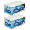 Beistle Soft-Twist Poly Leis 100 Pack, Blue Plastic Hawaiian Necklaces, One Size Fits Most Adults, Tropical Luau Party Accessories, Island Theme Wearables, Beach Celebration Favors view 1
