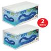 Beistle Soft-Twist Poly Leis 100 Pack, Blue Plastic Hawaiian Necklaces, One Size Fits Most Adults, Tropical Luau Party Accessories, Island Theme Wearables, Beach Celebration Favors view 4