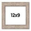 12x9 Frame Brown Solid Wood Picture Frame Width 2 Inches | Interior Frame Depth 0.6875 Inches | Vesta Rustic Photo Frame Complete with UV Acrylic, Foam Board Backing & Hanging Hardware view 1