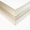 CustomPictureFrames Silver Picture Frames 18x42 - Solid Wood - Aiken Traditional Silver Frame - UV Acrylic, Foam Board Backing & Hanging Hardware - Display Poster Art, Family Photo & Picture Collage view 2