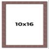 10x16 Frame Wood Tones Solid Wood Picture Frame Width 1 Inches | Interior Frame Depth 0.875 Inches | Zillah Rustic Photo Frame Complete with UV Acrylic, Foam Board Backing & Hanging Hardware view 1