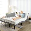 Split King Mattress Protector for Adjustable, (2Pcs Split King 39"x80") 100% Waterproof Terry Cotton 15" Inch Deep Split Beds Fitted Sheets Style Mattress Protector, White Color view 4