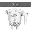Waring 32-oz. Copolyester Jar & Dasher Assembly for MXE2000 Ellipse Blender view 3