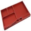 NHX RC Aluminum Magnetic Multifunctional Screw Parts Soldering Jig Tray-Red view 1