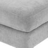 Tov Furniture Serena Gray Velvet Ottoman view 4