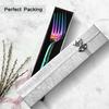 2Pcs Dinner Forks Funny Tableware Engraved with I Forking Love You, 8" Stainless Steel Forks Silverware Set, Birthday Valentine's Day Gift for Women Boyfriend Girlfriend Husband Wife (Rainbow) view 3