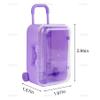 AUEAR, 12 Pack Mini Suitcase Boxes Plastic Candy Small Reception Gift Travel Case for Wedding Party Decoration (4 Colors) view 2