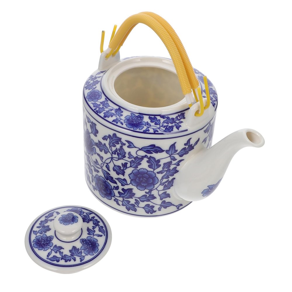 NOLITOY 1pc Handheld Teapot Chinese Style Water Kettle for Kung Fu Tea Floral Design for Daily Use and Relaxation