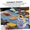 NOLITOY 1pc Handheld Teapot Chinese Style Water Kettle for Kung Fu Tea Floral Design for Daily Use and Relaxation view 3