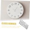 ARTIBETTER 25sets Arabic Clock Numbers Self-Adhesive Decorative Numerals for Creative Wall and Replacement Living Room Bedroom view 2