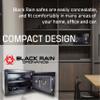 BLACK RAIN ORDNANCE Biometric Security Safe 13.5"x10.5"x7" - Fingerprint Scanner & Key Access, 100 User Capacity, Steel Construction, Home Office Gun Jewelry Document Safe view 2