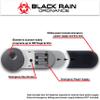 BLACK RAIN ORDNANCE Biometric Security Safe 13.5"x10.5"x7" - Fingerprint Scanner & Key Access, 100 User Capacity, Steel Construction, Home Office Gun Jewelry Document Safe view 3