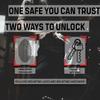 BLACK RAIN ORDNANCE Biometric Security Safe 13.5"x10.5"x7" - Fingerprint Scanner & Key Access, 100 User Capacity, Steel Construction, Home Office Gun Jewelry Document Safe view 4