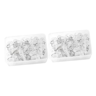 DOITOOL 2sets Sofa Skirt Nail Non-Marking Pins for Furniture Upholstery 100pcs*2