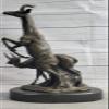 Fine Bronze Sculpture Depicting Two Gazelle Antelope Kudu in Harmonious Pose Figurine Handmade Gift Home Deal by Think Bronze view 3