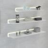 EMYJAY Light-Emitting ShelvesWall Mounted Light-Emitting Shelves Floating Display Shelf Various Combinations Give You Different Visual Effects (Color : White, Size : 60x20x6cm) view 1