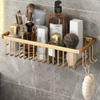 BAHELS Shower Caddy Bathroom Shelf, Shower Organizer Shelf with Hooks Stainless Steel Wall-Mounted Shower Shelves for Bathroom (Size : 8) view 1