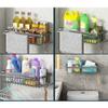 BAHELS Shower Caddy Bathroom Shelf, Shower Organizer Shelf with Hooks Stainless Steel Wall-Mounted Shower Shelves for Bathroom (Size : 8) view 3