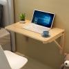 Wall Mounted Folding Desk, Solid Wood Hideaway Dining Table, Multifunctional Foldable Wall Table, Wall Mount Drop Leaf Table, Save Space, for Laundry, Study, Dining Room 120x60cm/47x23in view 4
