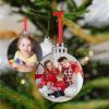 Personalized Christmas Ornaments 2026, Double-Side Custom Christmas Ornament, Photo Ornament Christmas Tree Decorations Xmas Gifts for Kids, Mom, Dad, Family view 4