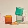 Coffee Mugs Colorful Glass Mugs For Coffee Mug Milk Tea Cup Office Cups Creative Drinkware Birthday Cute Cup Heat Resistant Glass Mug Set (Color : 2) view 2