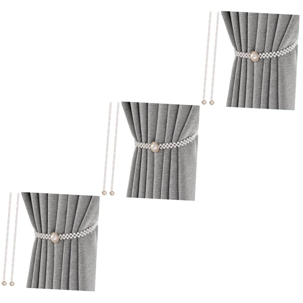 DECHOUS 3sets Stylish Boho Curtain Tiebacks Decorative Drapery Holdbacks Easy to Use 2pcs*3