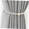 DECHOUS 3sets Stylish Boho Curtain Tiebacks Decorative Drapery Holdbacks Easy to Use 2pcs*3 view 3