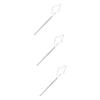 FRCOLOR 3pcs Eyelash Extension Supplies Portable Lash Mirror Non-Slip Handle Design view 1