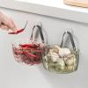 TENWEL Multi-Functional Kitchen Wall Hanging Storage Basket, Creative Vegetable Hanging Basket, Suitable for Household Kitchen, No Drilling Installation view 3