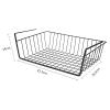 INLIMA Appliance Shelf for Kitchen Hanging Under Shelf Storage Iron Mesh Basket Cupboard Cabinet Door Organizer Rack Closet Holders Storage Basket Rack Organizer view 3