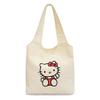 easitea Women's Aesthetic Canvas Tote Bag, Small Cute Reusable Cotton Cloth Crossbody Bag Handbag for Work & Shopping view 1