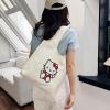 easitea Women's Aesthetic Canvas Tote Bag, Small Cute Reusable Cotton Cloth Crossbody Bag Handbag for Work & Shopping view 4