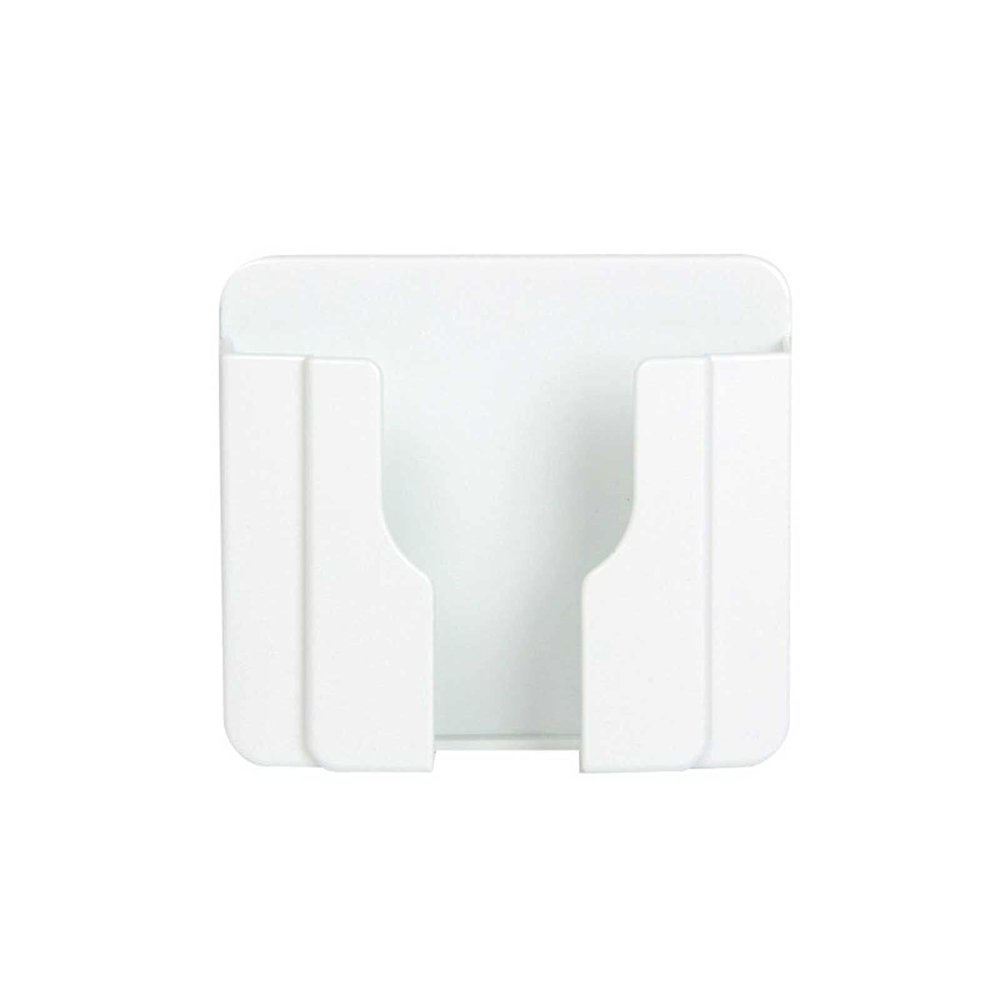 INLIMA Appliance Shelf for Kitchen 1Pc Charger Rack Shelf Phone Holder Practical Home Wall Mount Mobile Multifunction Bracket Adhesive Universal Stand Accessories (Color : White)