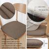 1/2/4 Packs Breathable Cotton and Linen Seat Cushion, Dining Room Kitchen Chair Cushion, Non-Slip Seat Pads with Zipper (Color : Green, Size : 40 * 43cm (4packs)) view 3