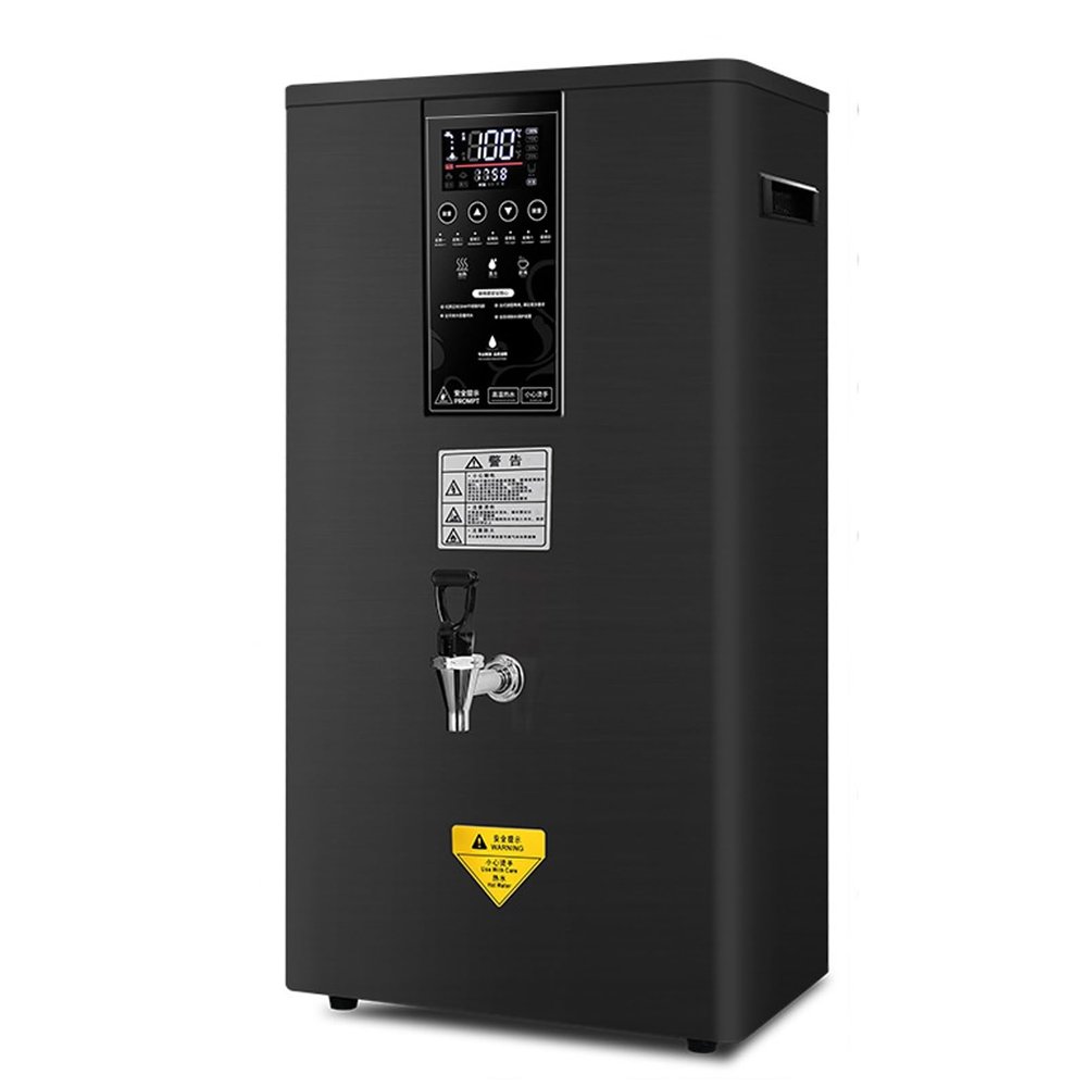 Professional Electric Hot Water Dispenser with LCD Touch Screen and Integrated Water Purifier, Wall Mounted  Ideal for Restaurants, Hotels and Cafes (Colour: Black, Size: 80L/H)