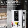 Professional Electric Hot Water Dispenser with LCD Touch Screen and Integrated Water Purifier, Wall Mounted  Ideal for Restaurants, Hotels and Cafes (Colour: Black, Size: 80L/H) view 3