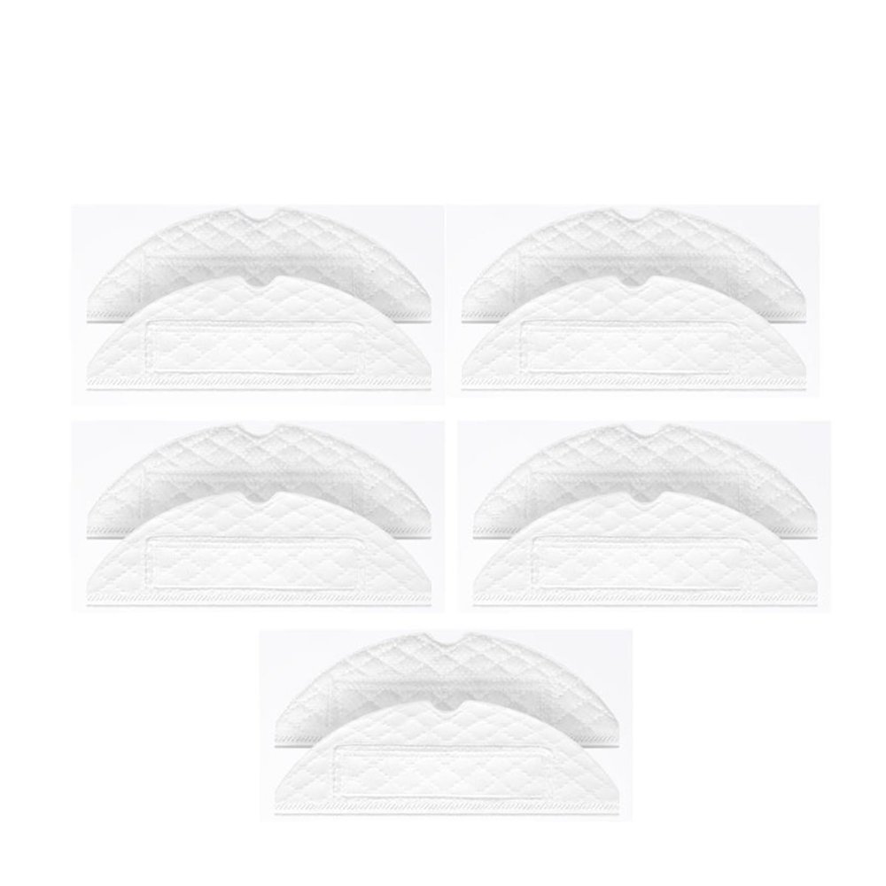 RAYPUR Vacuum Cleaner Accessories, Mop Pads, Disposable Mop Cloth, Rag Wipes, Compatible for Roborock S7/S7 Plus (Color : 10 Pieces)