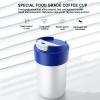 2-in-1 Car Cup Warmer Cooler, 12V Smart Car Cup Mug Holder, Cooling Heating Mug Holder, Heat and Cold Insulation Cup for Car (White) view 2
