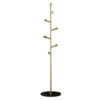TOOSII Coat Rack Freestanding Creative Tree-Shaped Floor-to-Ceiling Hanger Bedroom Living Room Metal Coat Rack Simple Vertical Clothes Rack Hanger Hallway/Entrance Hanger Brackets