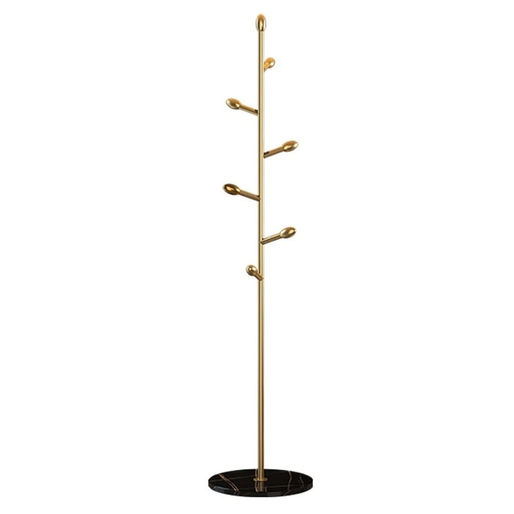 TOOSII Coat Rack Freestanding Creative Tree-Shaped Floor-to-Ceiling Hanger Bedroom Living Room Metal Coat Rack Simple Vertical Clothes Rack Hanger Hallway/Entrance Hanger Brackets